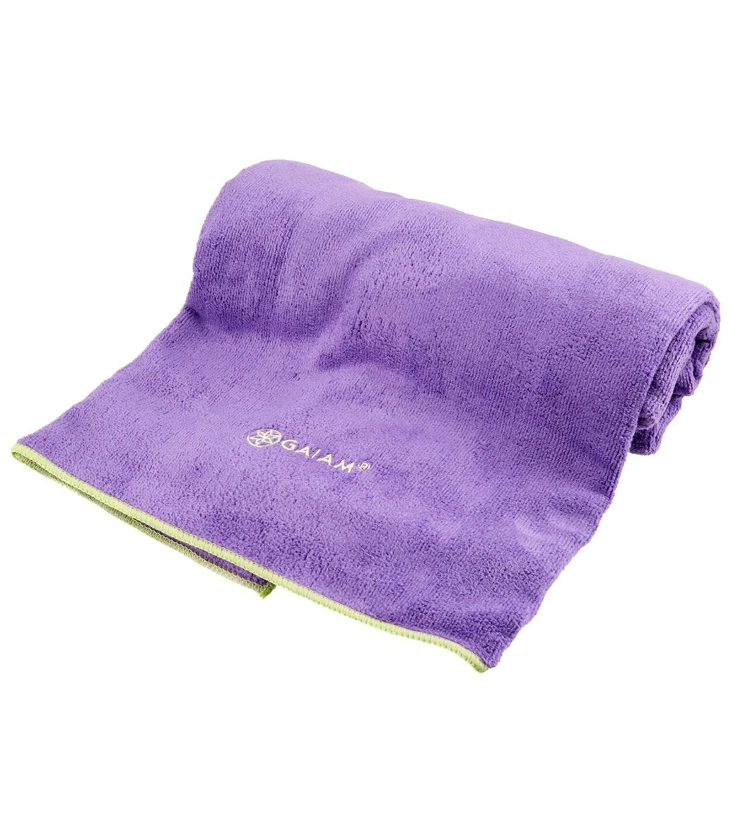 Gaiam Stay Put Yoga Mat Towel - Image 3