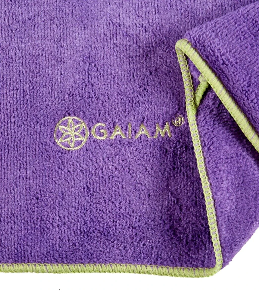 Gaiam Stay Put Yoga Mat Towel - Image 4