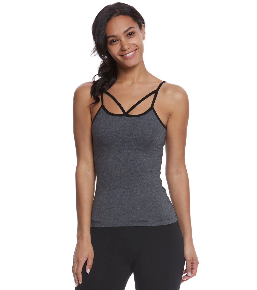 Hard Tail Strappy Front Yoga Tank Top