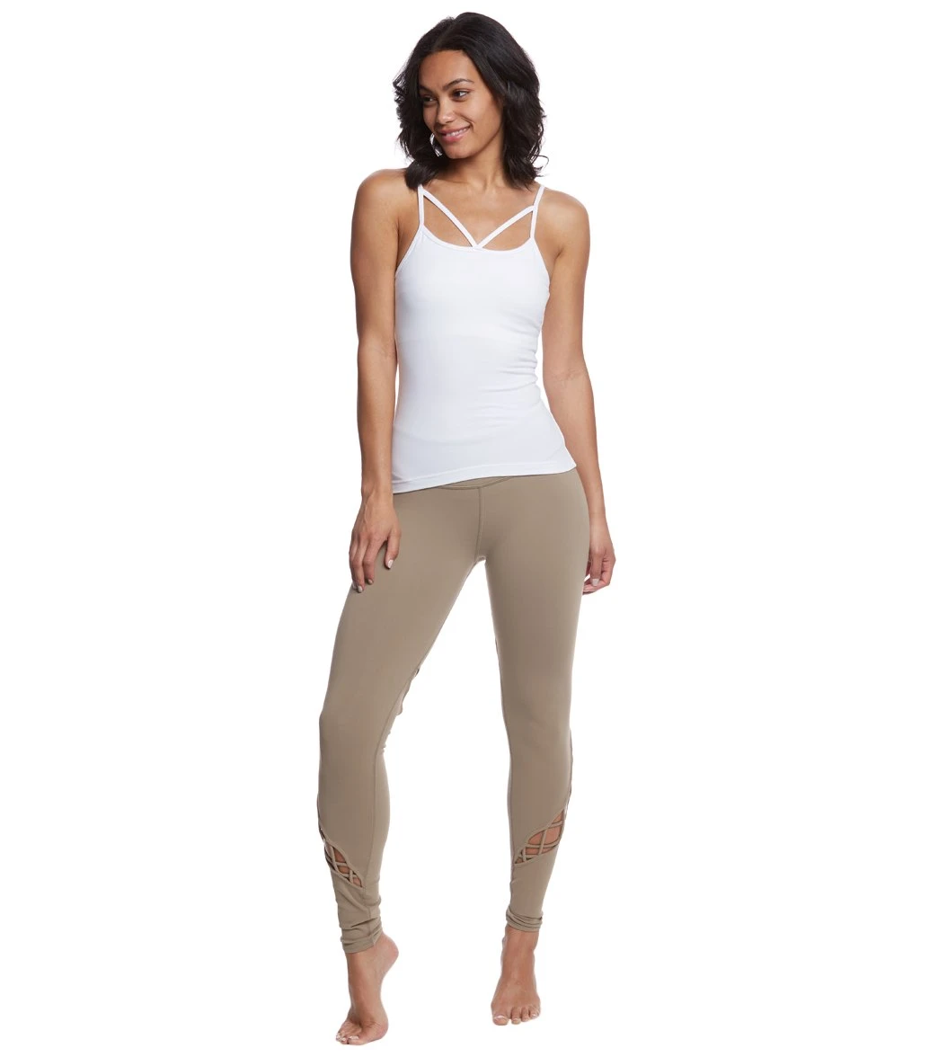 Hard Tail Strappy Front Yoga Tank Top - Image 14