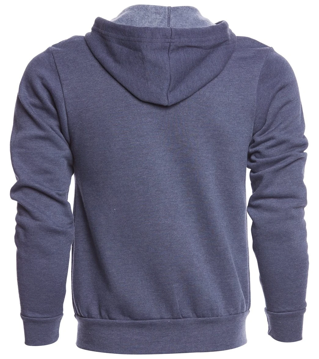Bella + Canvas Men's Sponge Fleece Full Zip Hoodie Heather Navy - Image 2