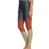 Onzie High Waisted Track Yoga Leggings Copper Combo