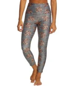 Onzie Side Runner Yoga Leggings Decco