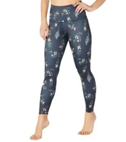 Beyond Yoga Lux High Waisted 7/8 Yoga Leggings Botanical Floral