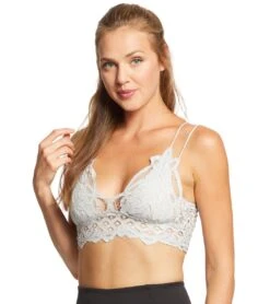 Free People Adella Bralette Light Grey