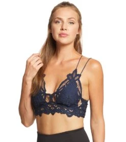 Free People Adella Bralette Navy