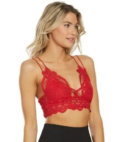 Free People Adella Bralette Dark Pink