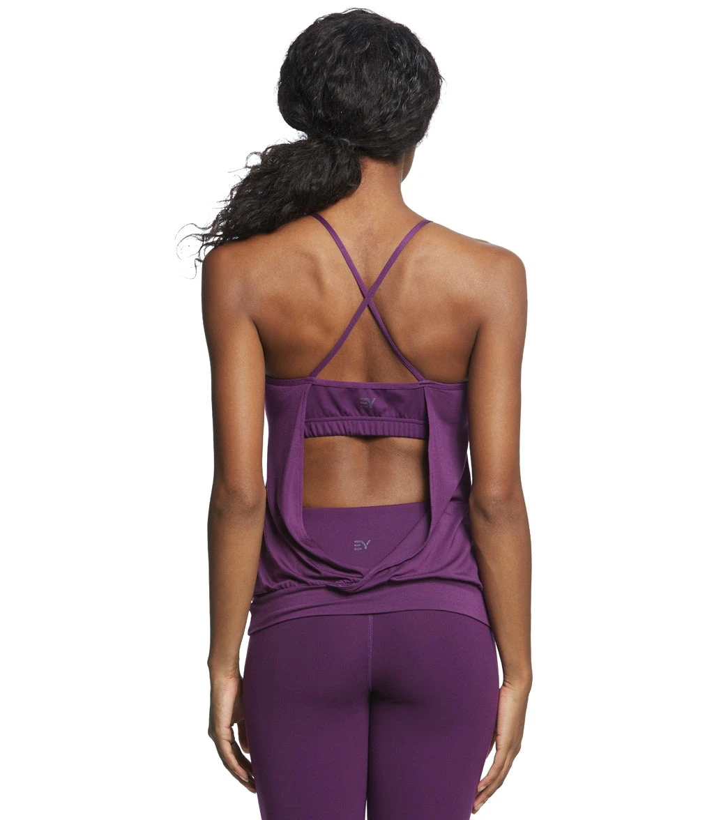 Everyday Yoga Fit + Flow Support Tank Purple - Image 5