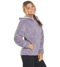 PrAna Permafrost Half Zip After Yoga Jacket Moonstone