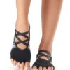 Toesox Elle Half-Toe Yoga Grip Socks Duet