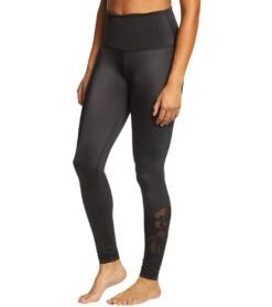 Beyond Yoga Take Leaf High Waisted Long Yoga Leggings Black