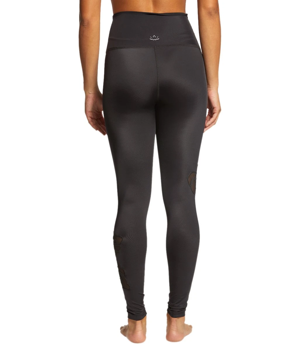 Beyond Yoga Take Leaf High Waisted Long Yoga Leggings Black - Image 2