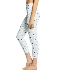 DYI Printed Signature 7/8 Yoga Leggings Ivy Poppy