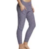 Beyond Yoga Spacedye Feather Weight Foldover Long Sweatpants Deep Amethyst/Wild Wisteria