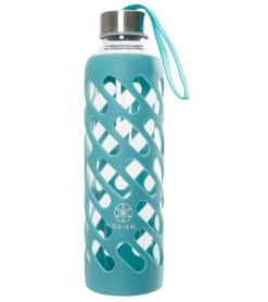 Gaiam Viridian Sure Grip Glass Water Bottle 20oz