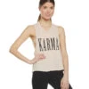 Spiritual Gangster Karma Surplice Back Swing Tank