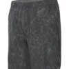 PrAna Men's Heiro 8" Inseam Yoga Shorts Charcoal Marble Print
