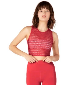 Beyond Yoga Sportflex Top Notch Cropped Yoga Tank