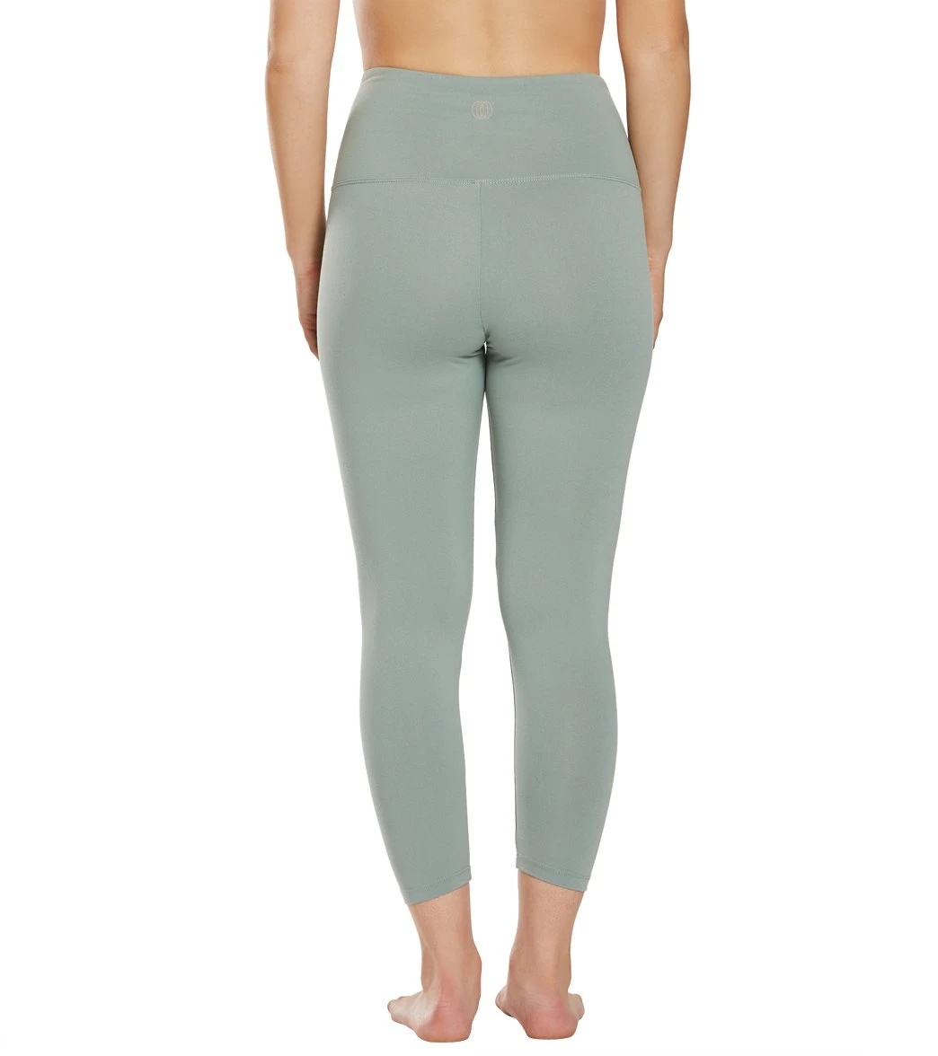 Balance Collection Ultra High Waisted Yoga Capris Slate Grey - Image 2