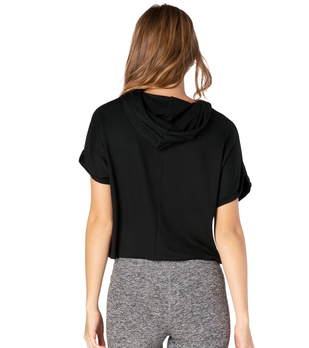 Beyond Yoga Good Start Cropped Yoga Hoodie - Image 9