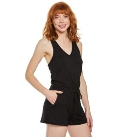 Beyond Yoga Farrah Romper Black