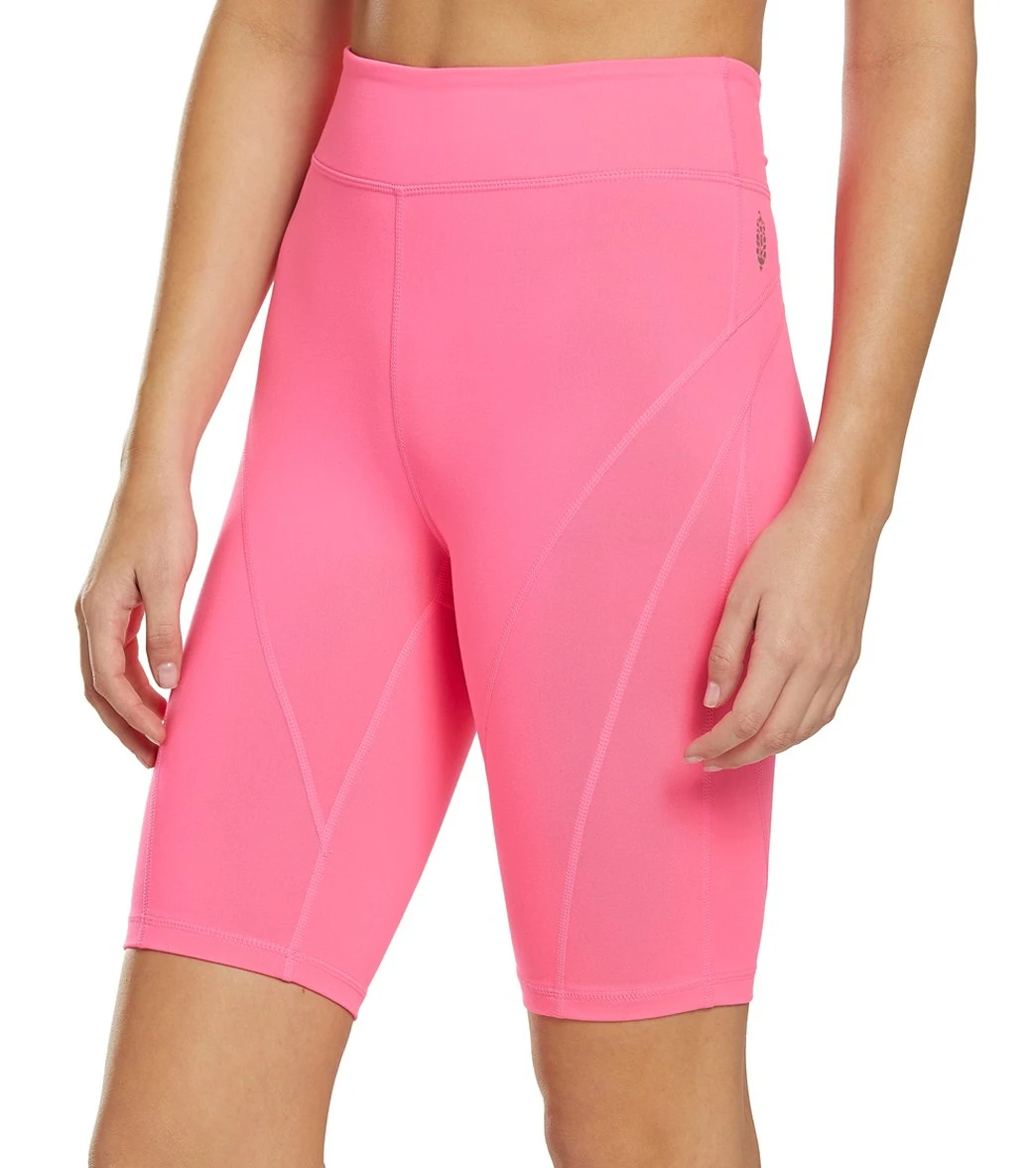 Free People Movement Biker Baby Shorts Pink - Image 4