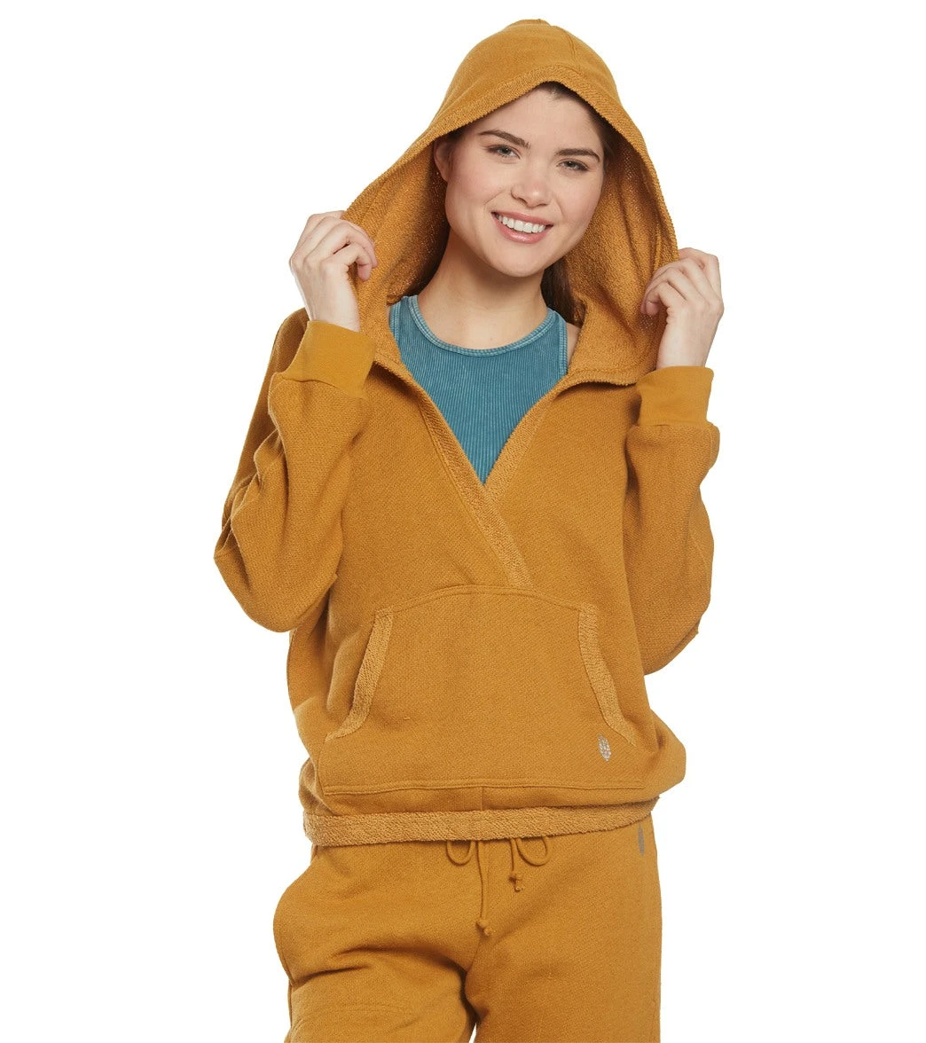 Free People Movement Reyes Solid Hoodie Khaki - Image 5