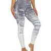 NUX Mesa Hand Dyed Seamless Yoga Leggings Slate Waterfall
