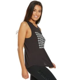 Spiritual Gangster Good Vibes Muscle Tank Vintage Black