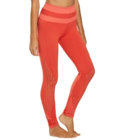 NUX Get Shredded High Waisted Seamless Yoga Leggings Poppy