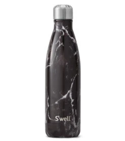 S'well Black Marble 17 Oz Stainless Steel Water Bottle