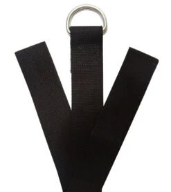 Jade Yoga D-Ring Strap 8' Black
