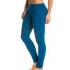 Beyond Yoga Women's Essential Gathered Yoga Leggings Mosaic Blue