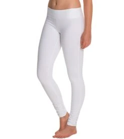 Beyond Yoga Women's Essential Gathered Yoga Leggings White