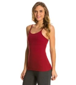 Beyond Yoga Women's Multicross Cami Garnet Red