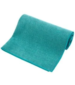 Gaiam Grippy Yoga Mat Towel Teal
