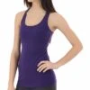 Beyond Yoga Long Racerback Cami Black Orchid