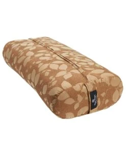 Hugger Mugger Standard Printed Yoga Bolster Golden Leaf