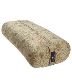Hugger Mugger Standard Printed Yoga Bolster Pashmina Tea