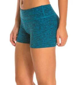 Beyond Yoga Spacedye Essential Short Black-Turqoise Tide
