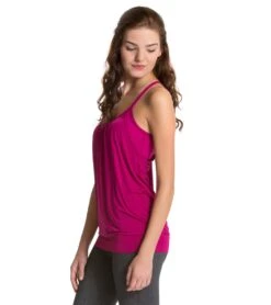 Beyond Yoga Practice Makes Perfect Jersey Cami Sangria