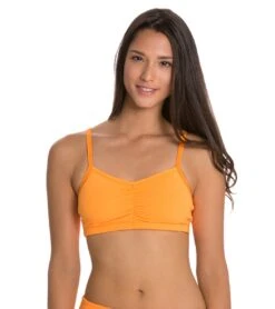 Beyond Yoga Multicross Yoga Sports Bra Bright Papaya
