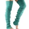 Toesox Thigh High Leg Warmers Forest