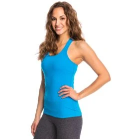 Beyond Yoga Classic Racerback Tank Top Aquatic Blue