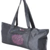 Aurorae Yoga Mat Tote Bag Grey Solid