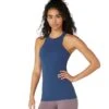 Beyond Yoga Supplex Under Lock And Keyhole Yoga Tank Top Blue Horizon