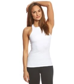 Beyond Yoga Supplex Under Lock And Keyhole Yoga Tank Top White