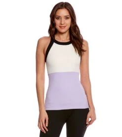 Beyond Yoga Kate Spade Blocked Bank Racer Yoga Tank Top
