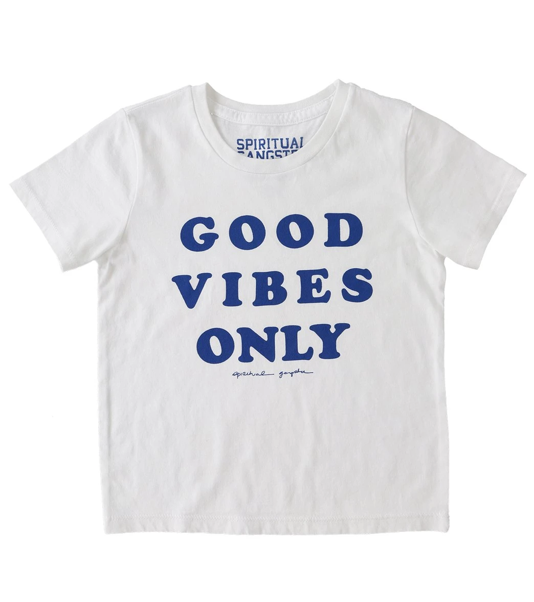 Spiritual Gangster Kids Good Vibes Only Yoga Tee