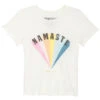 Spiritual Gangster Toddler Girls Namaste Rainbow Yoga Tee